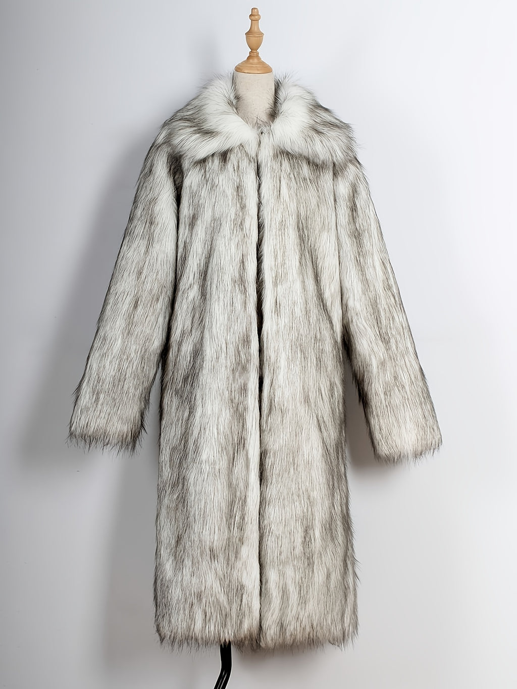 Manteau en fausse fourrure pour homme