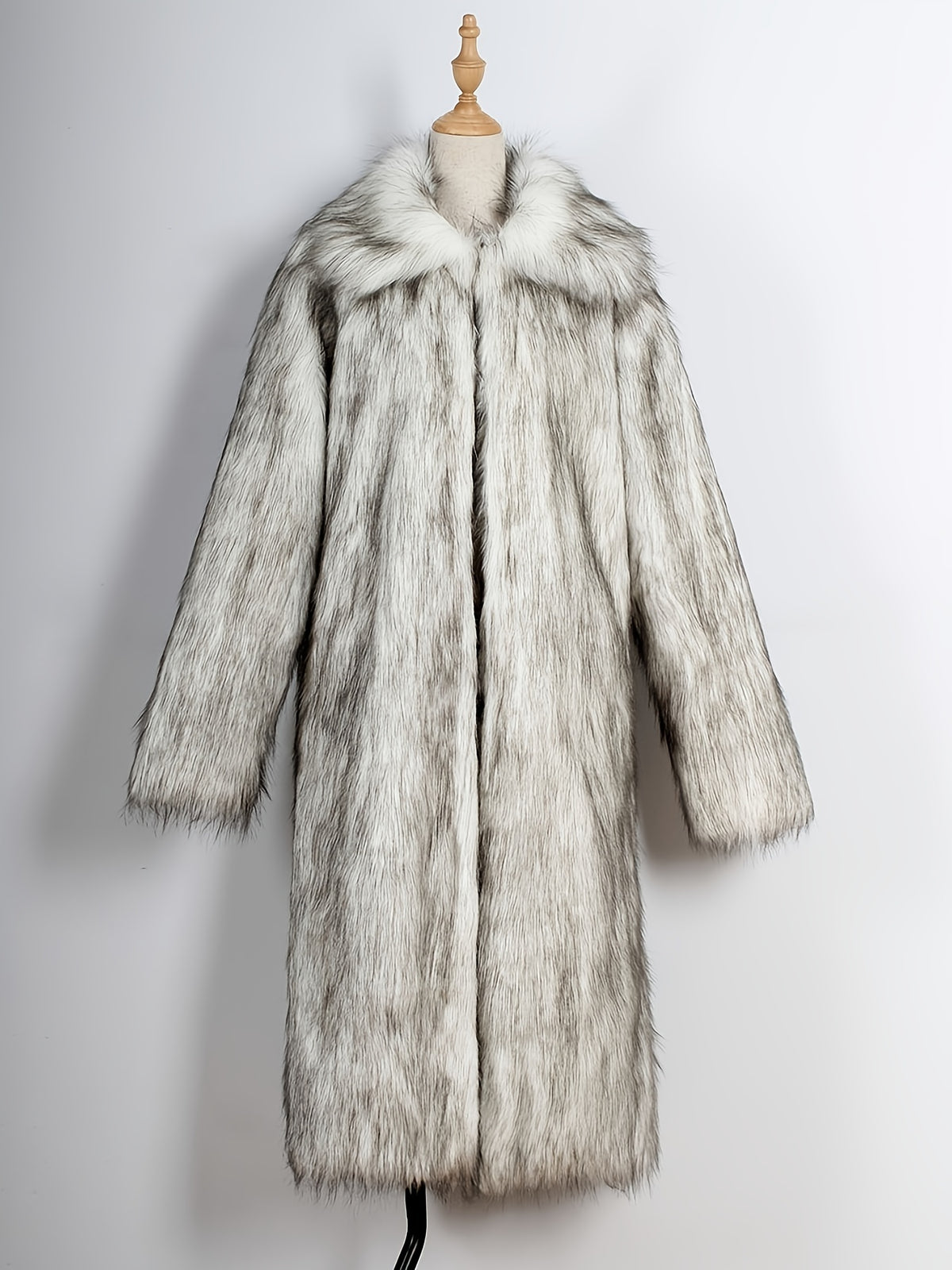 Manteau en fausse fourrure pour homme