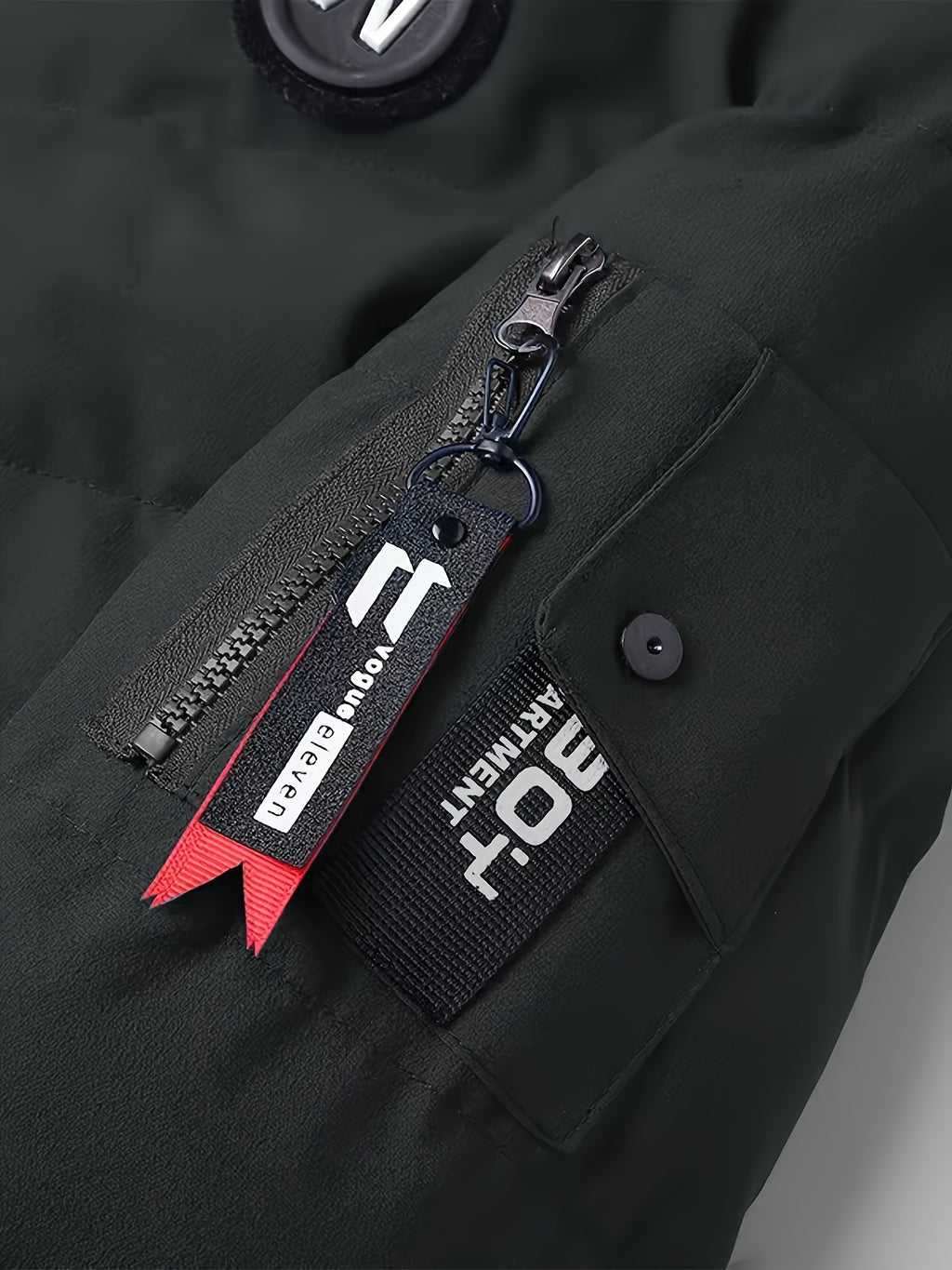Veste pour homme, capuche amovible, modele 2