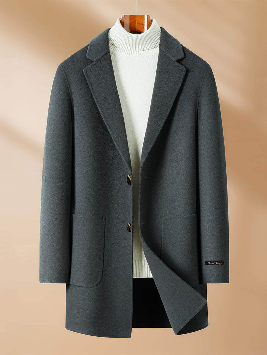 Manteau en laine, 94,1 % laine, à revers, photo 21