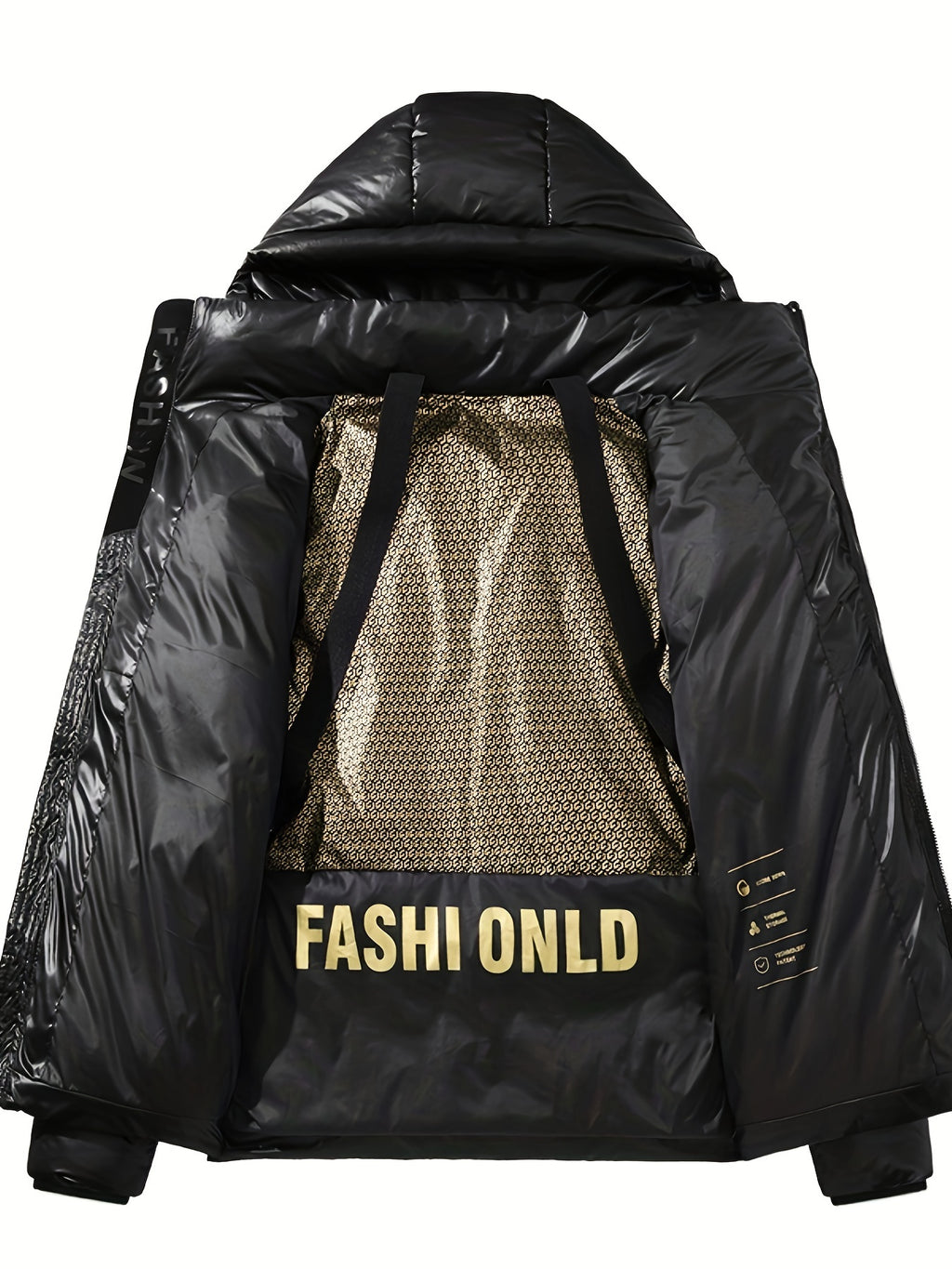 Veste matelassée pour homme, à capuche, modele 8