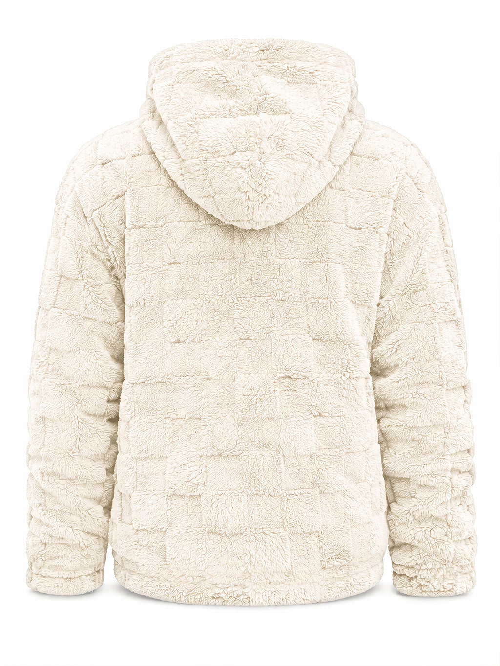 Veste matelassée pour homme, polaire, à capuche, vert clair