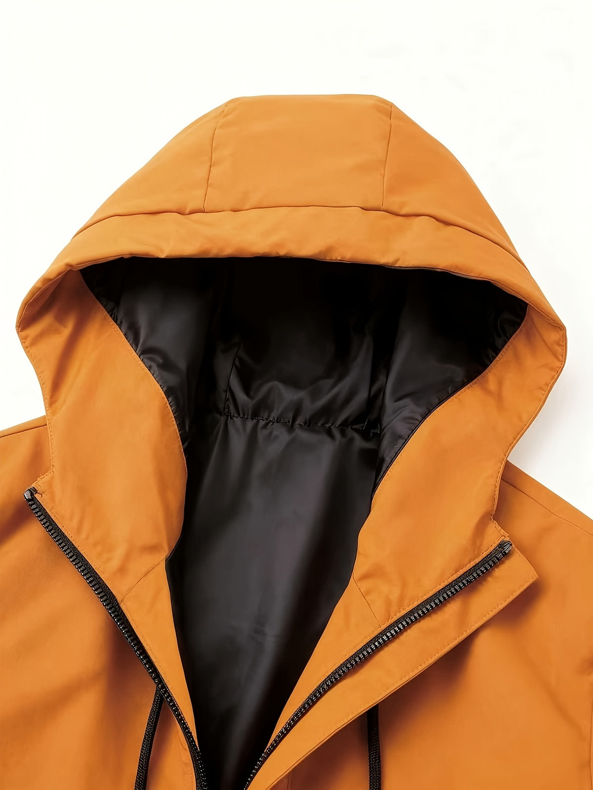 Veste pour homme, coupe-vent, à capuche, paon bleu