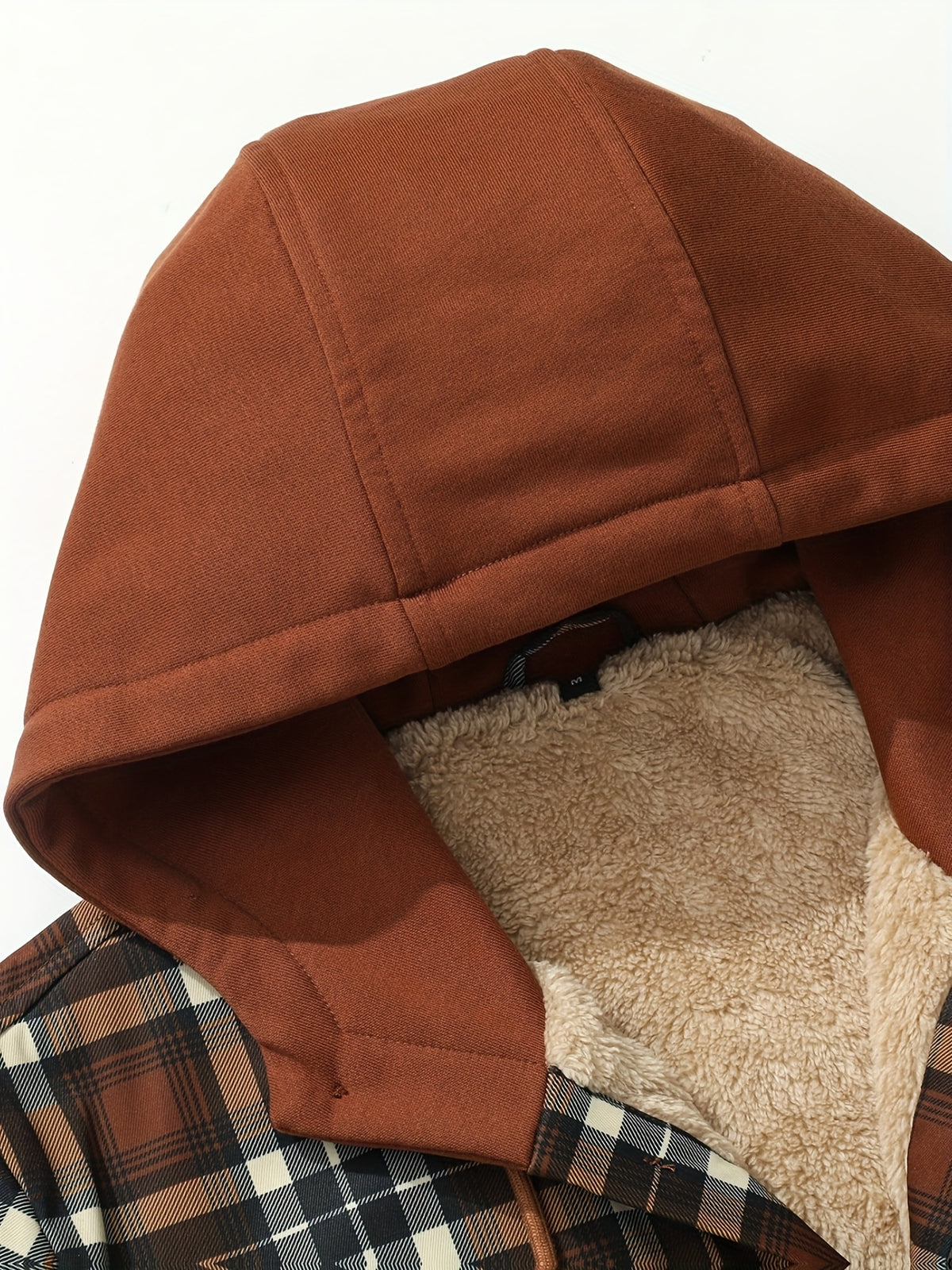Veste pour homme, patchwork, à capuche, noir