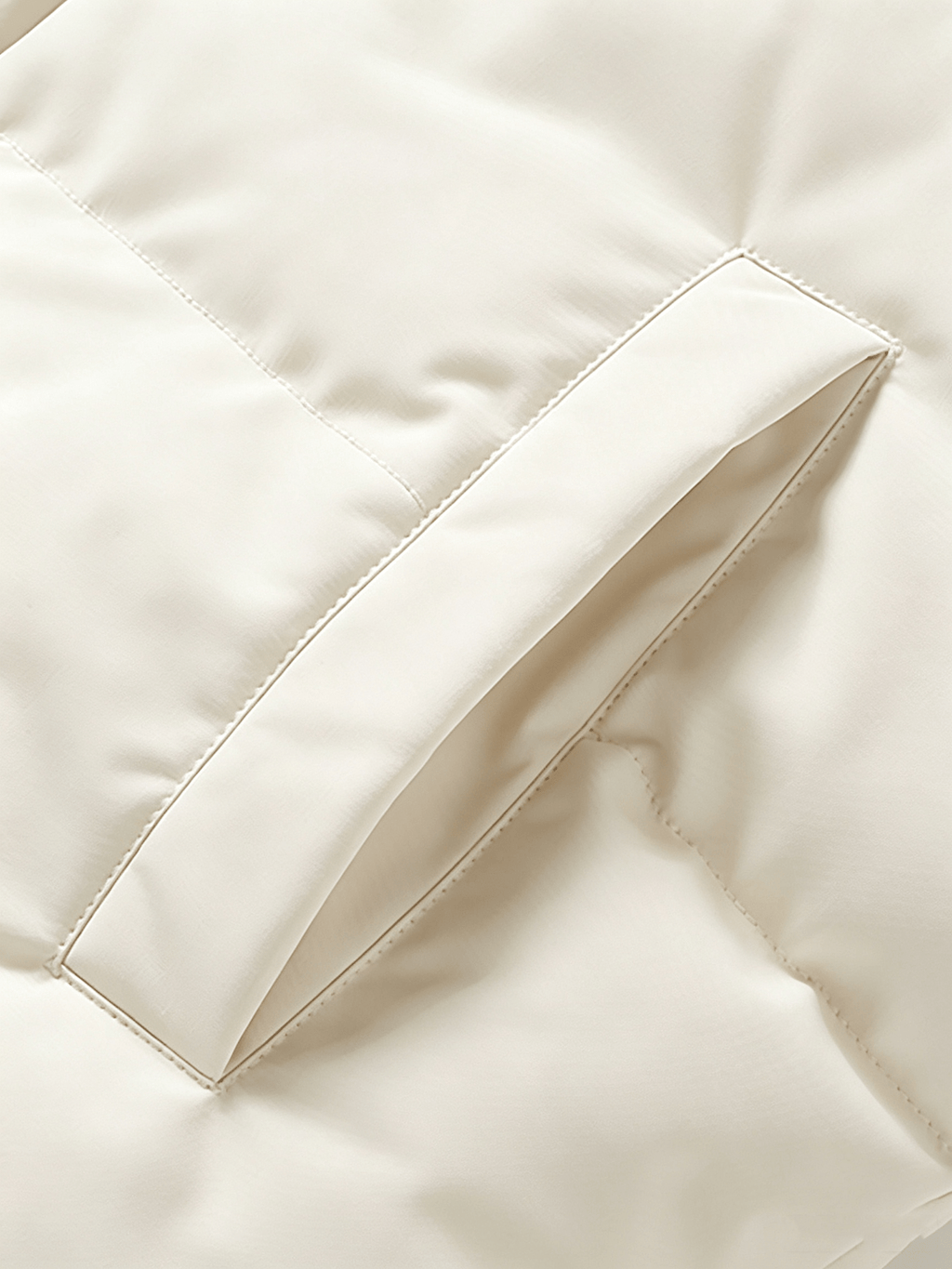 Veste matelassée pour homme, à col montant, vert clair