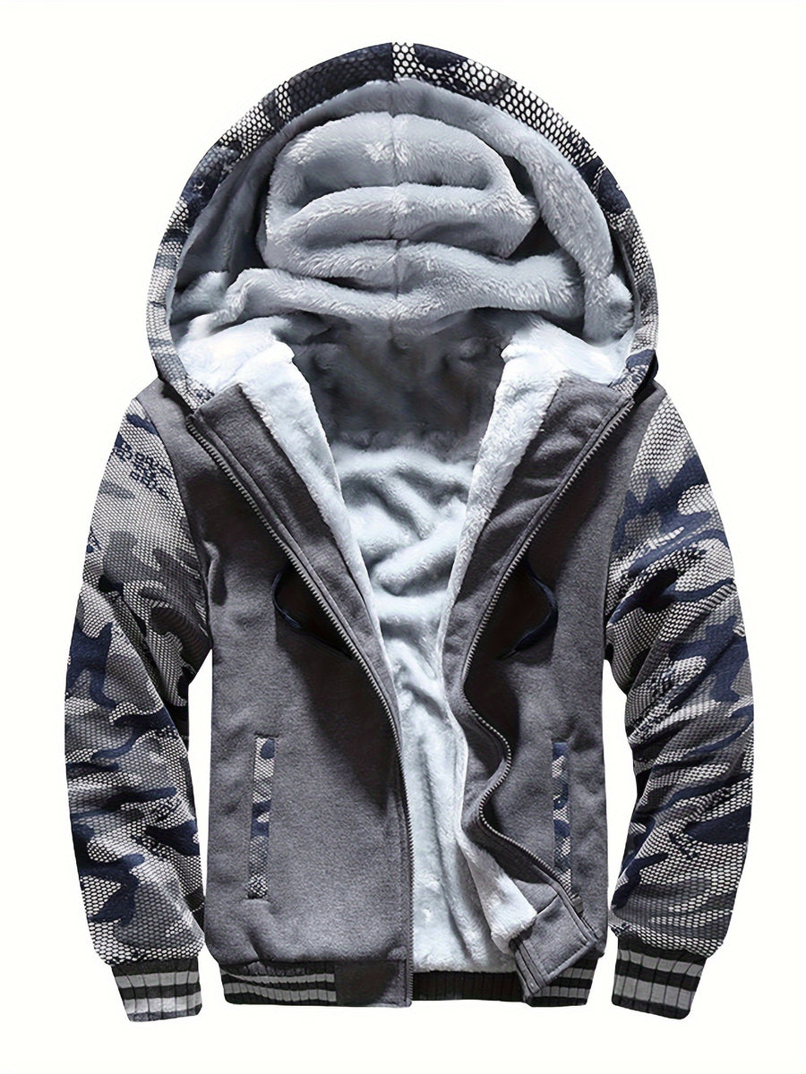 Veste, polaire, à capuche, graphite, photo 18