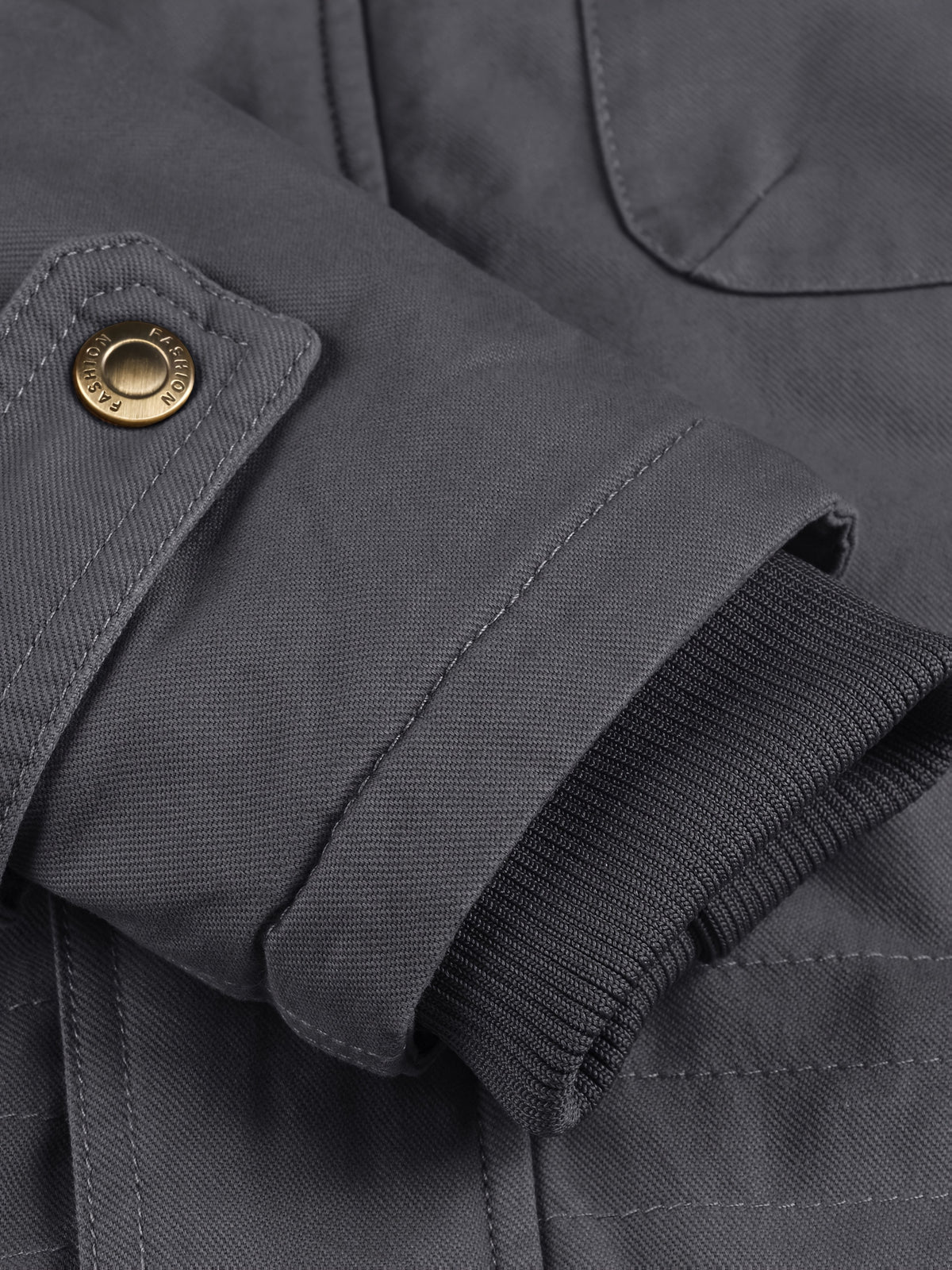 Veste mi-long pour homme, coupe-vent, à capuche