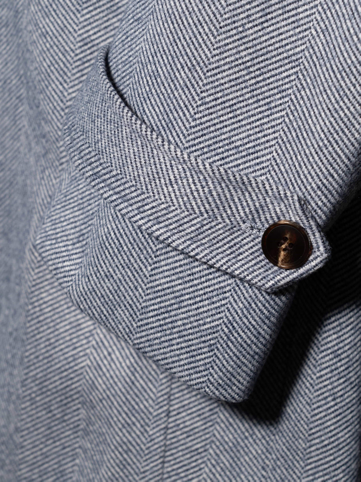 Manteau long pour homme, à revers, gris