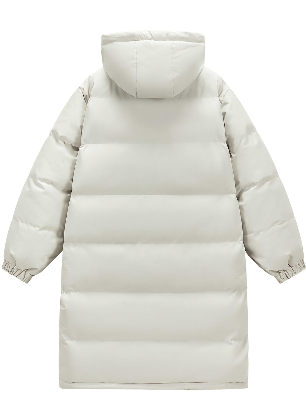 Manteau pour homme, à capuche, blanc ivoire