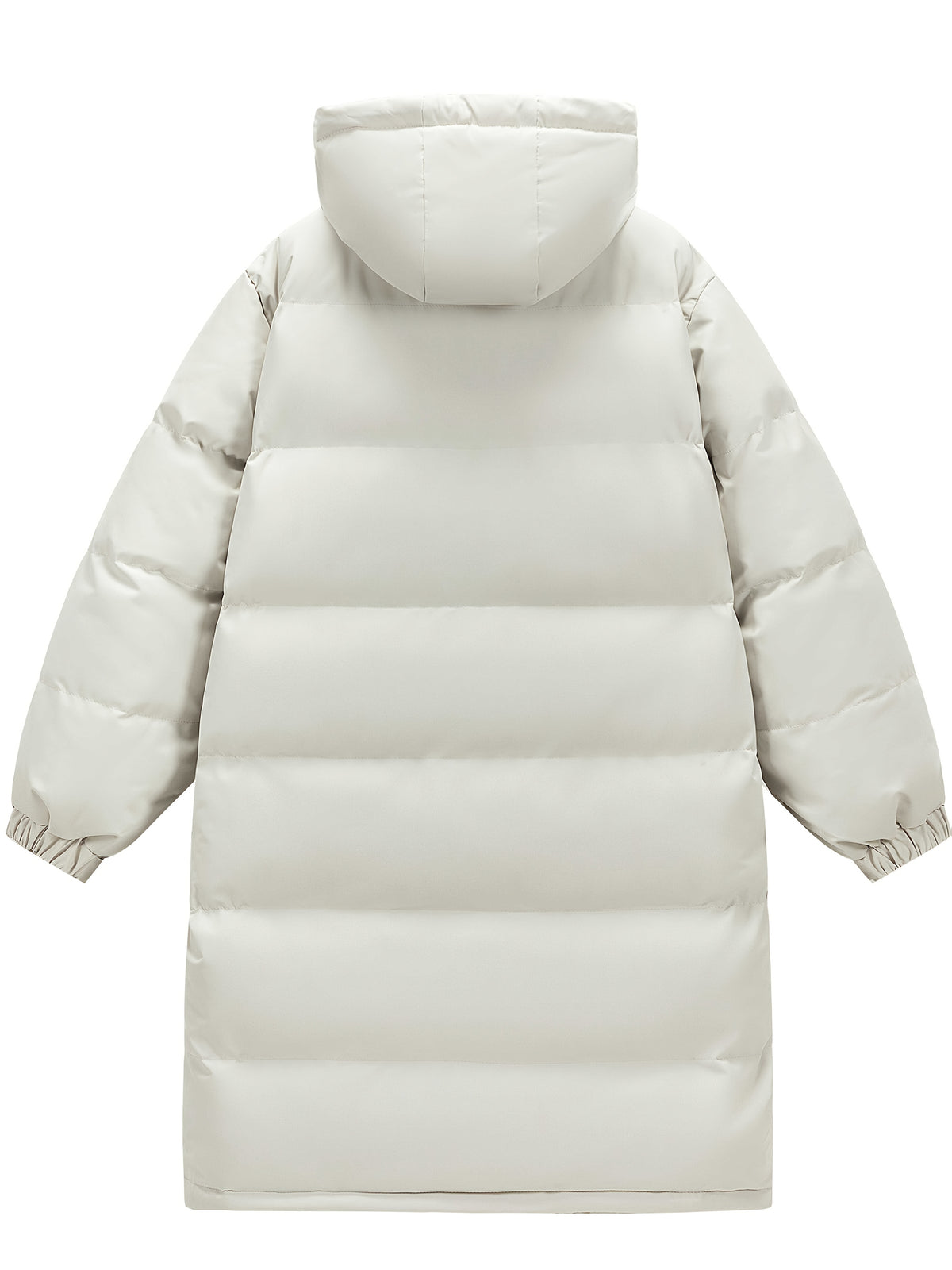 Manteau pour homme, à capuche, blanc ivoire