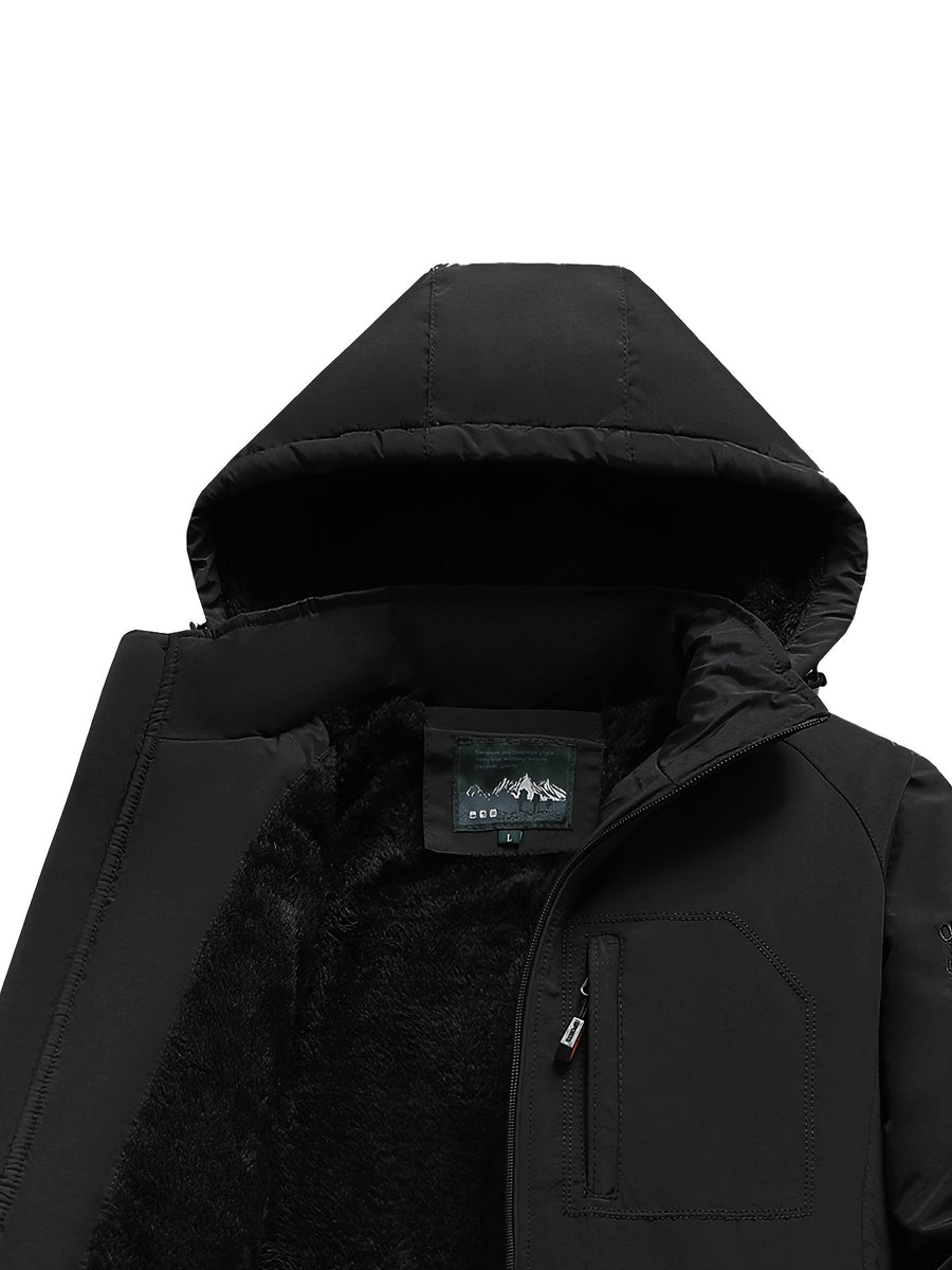 Veste, coupe-vent, à capuche, vert fougère, photo 12