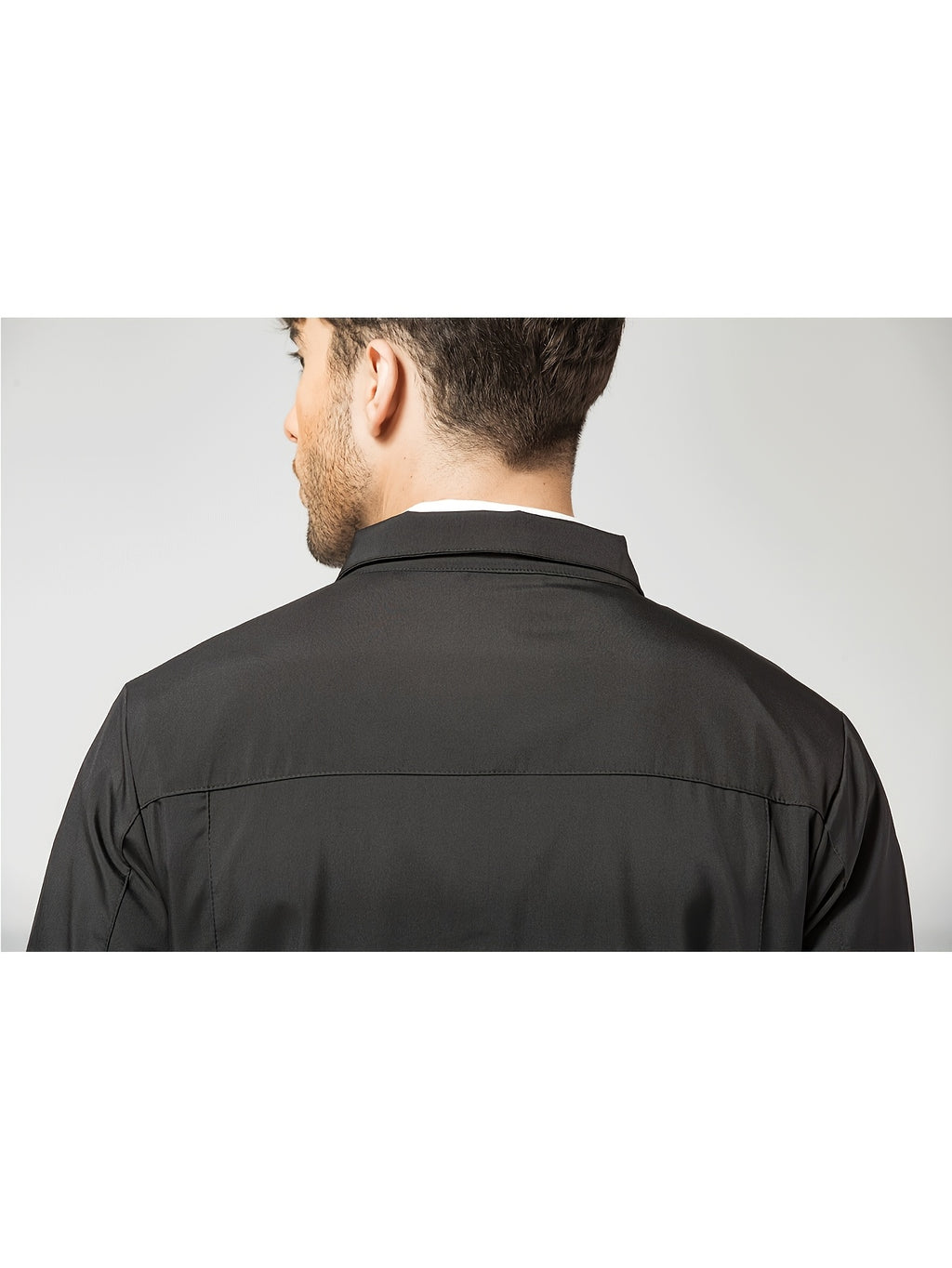 Veste pour homme, à revers, bleu marine
