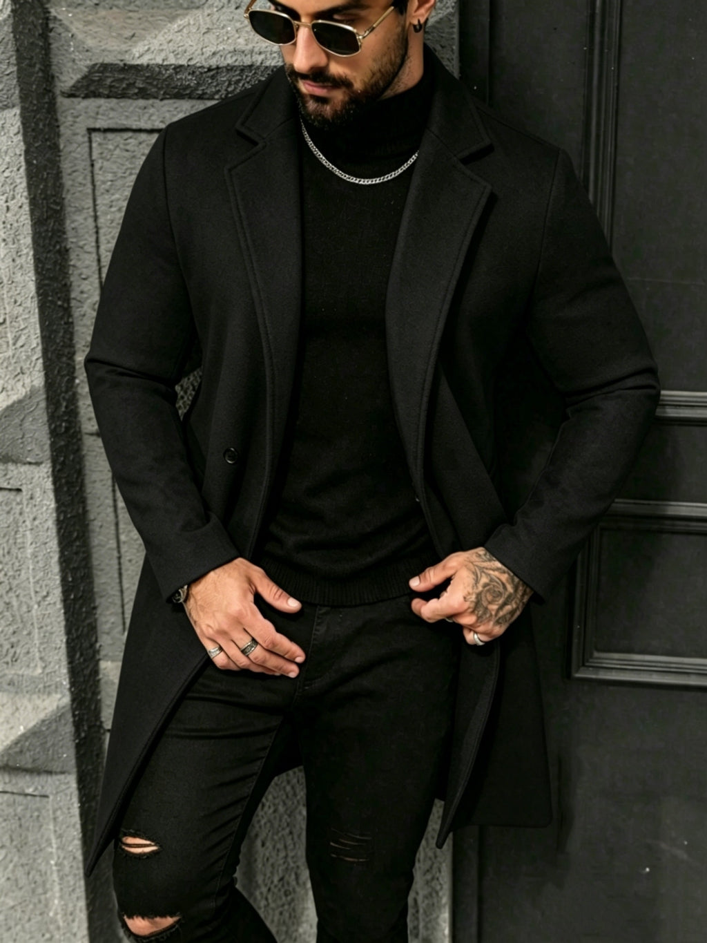 Trench, à revers, modele 4, photo 18