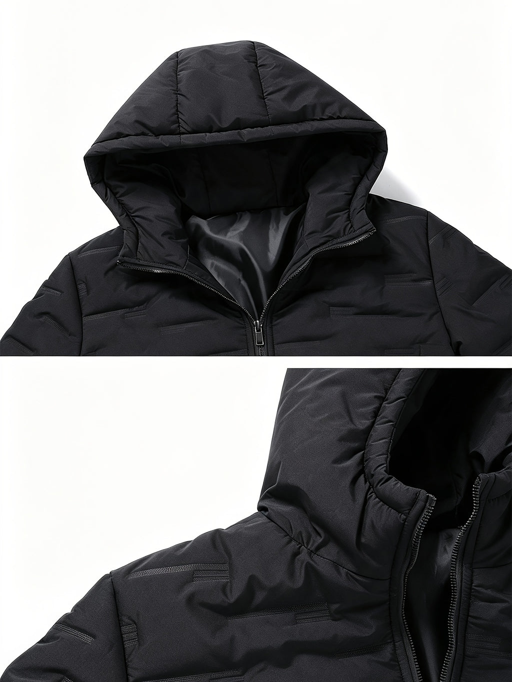 Manteau matelassé pour homme, imperméable, à capuche