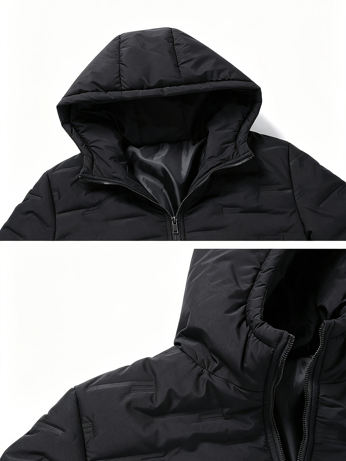 Manteau matelassé pour homme, imperméable, à capuche