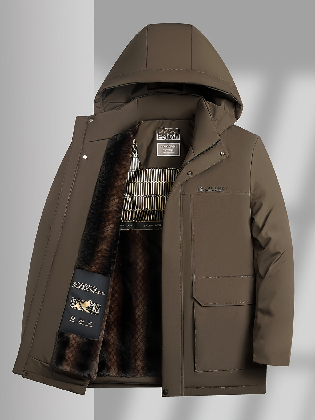 Veste pour homme, à col montant