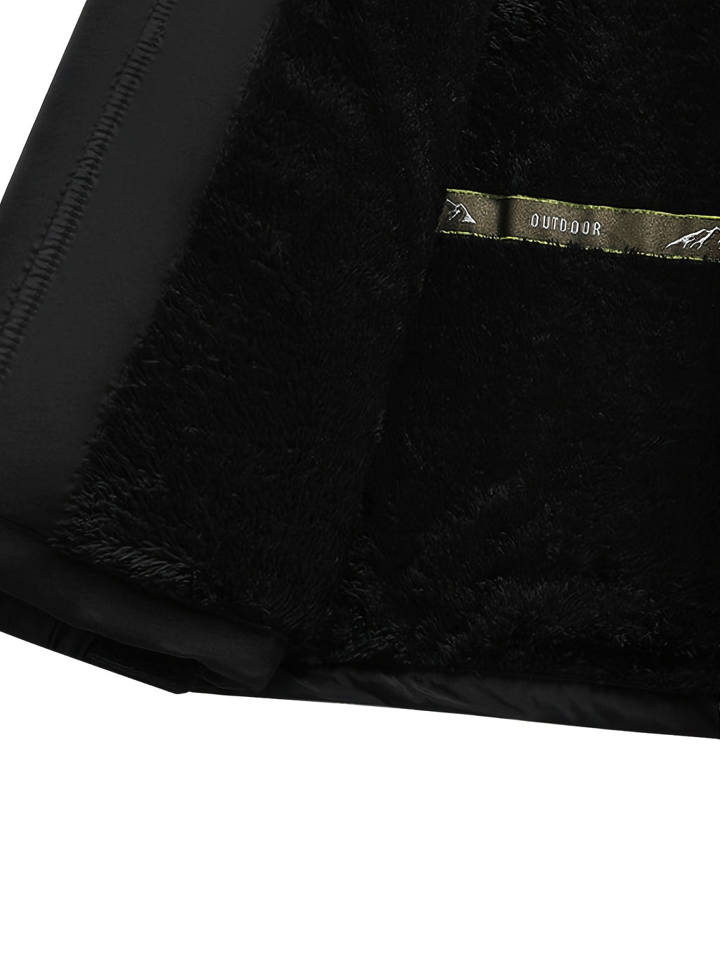 Veste pour homme, coupe-vent, à capuche, vert fougère
