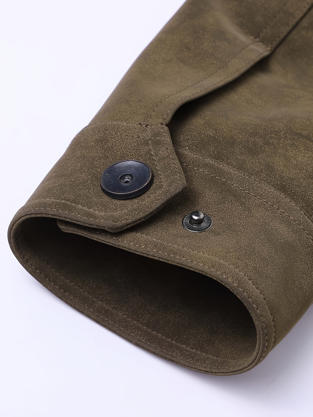Veste, à col montant, brun, photo 8