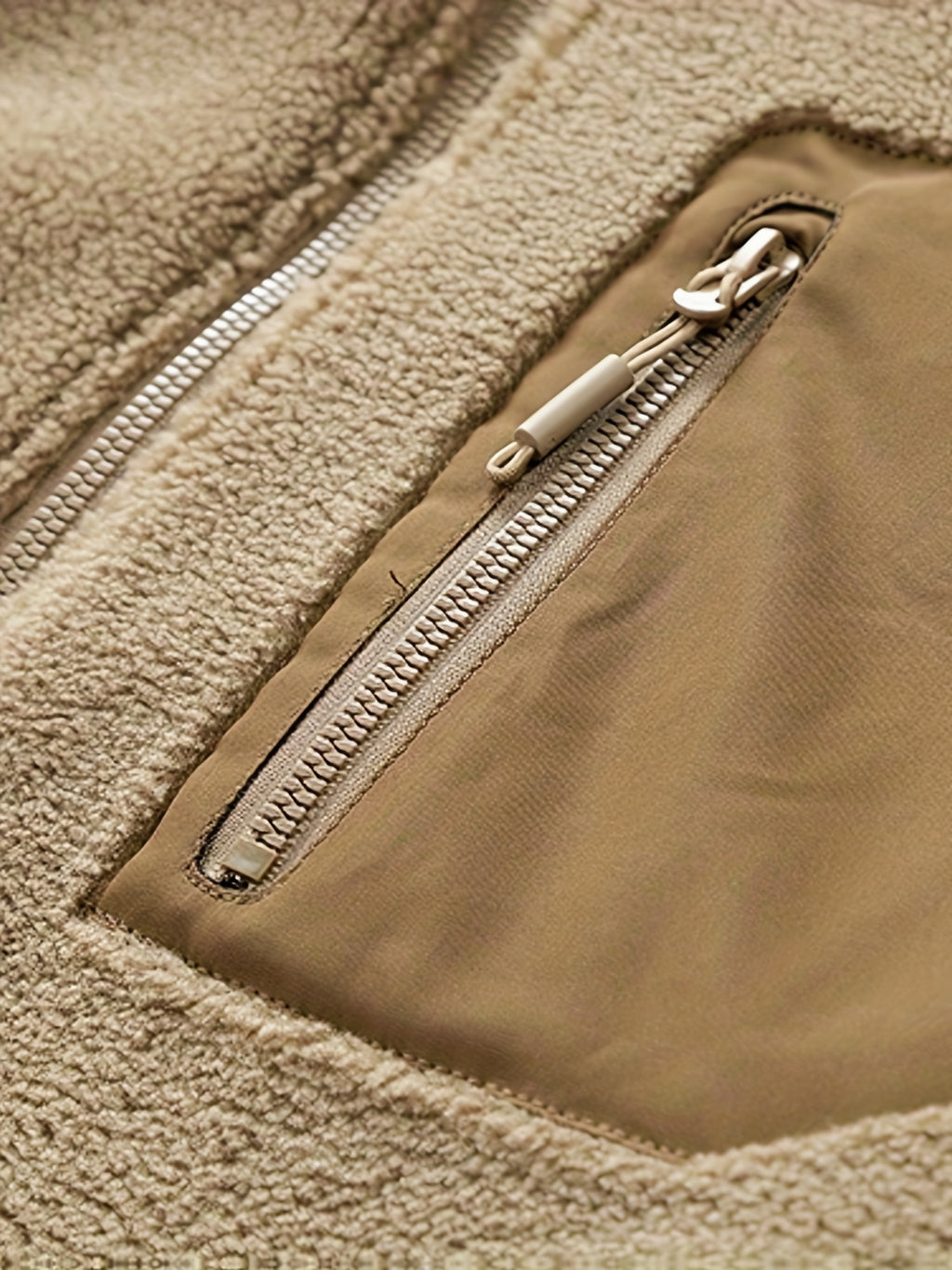 Veste long pour homme, polaire