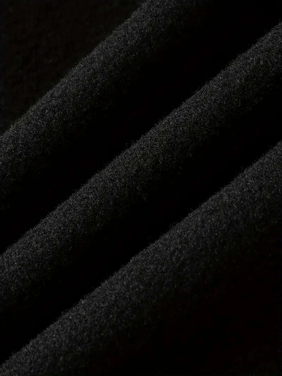 Manteau pour homme, à revers, noir
