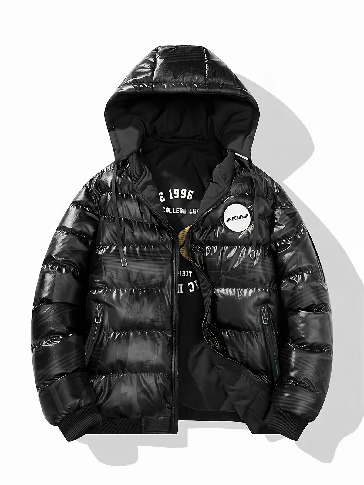 Veste pour homme, à capuche, vert