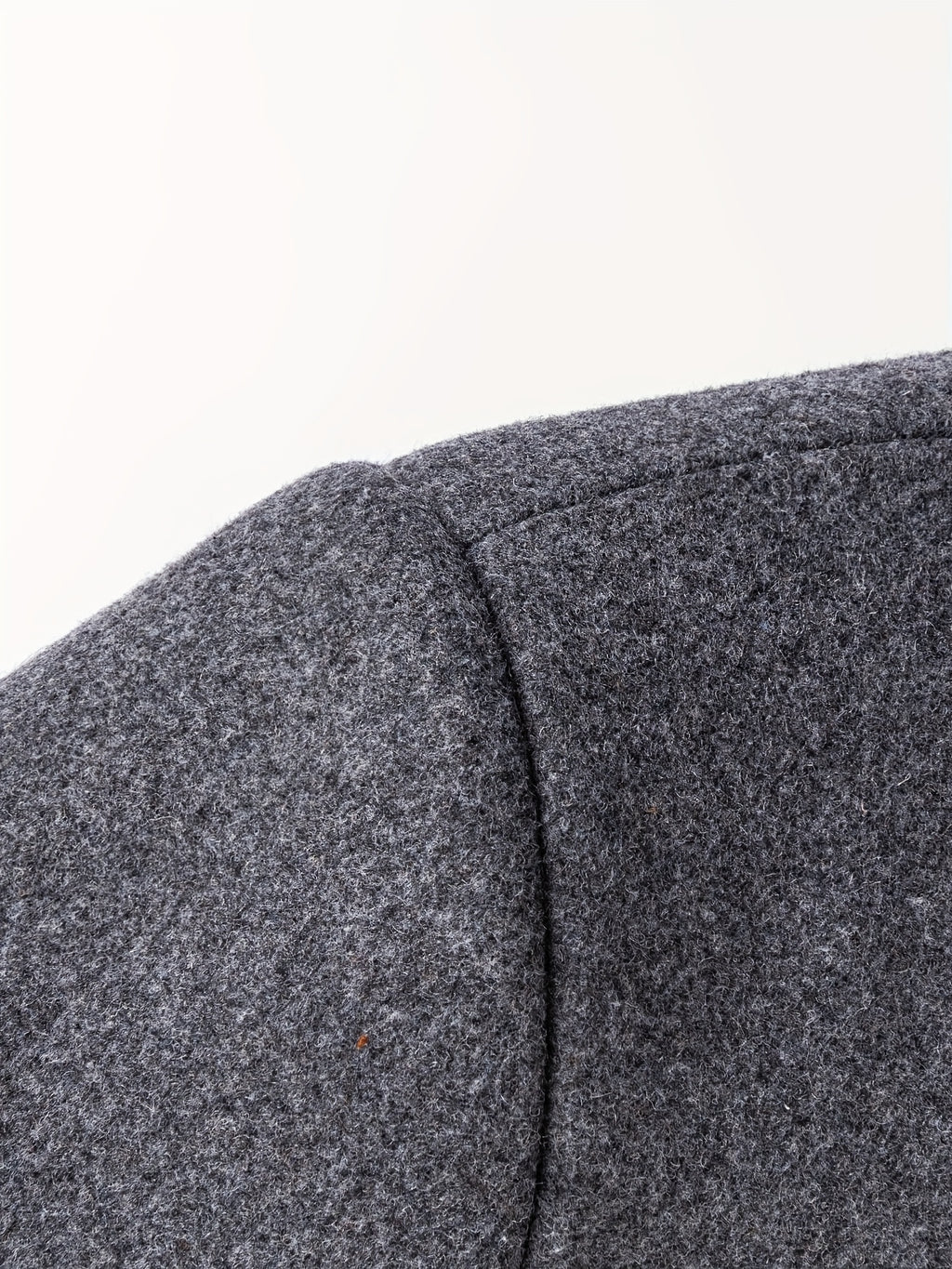 Pardessus en laine mi-long pour homme, 50 % laine, tweed