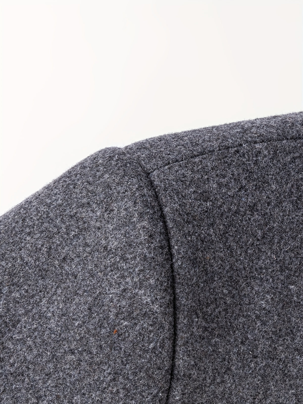 Pardessus en laine mi-long pour homme, 50 % laine, tweed
