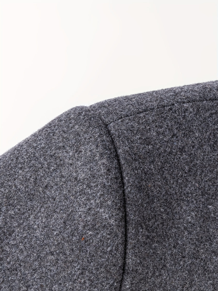 Pardessus en laine mi-long, 50 % laine, tweed, photo 13