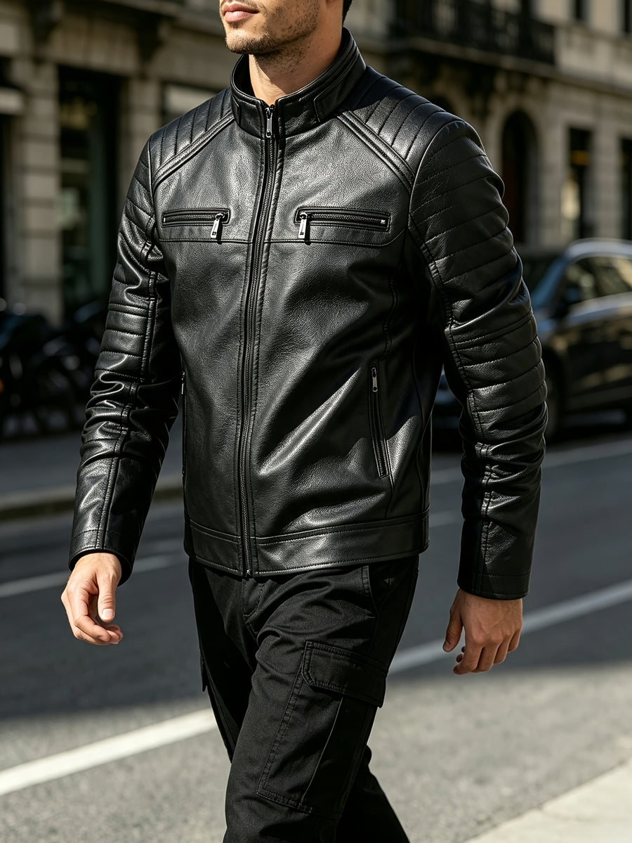 Veste, à revers, fermeture éclair et boutonnage, photo 13