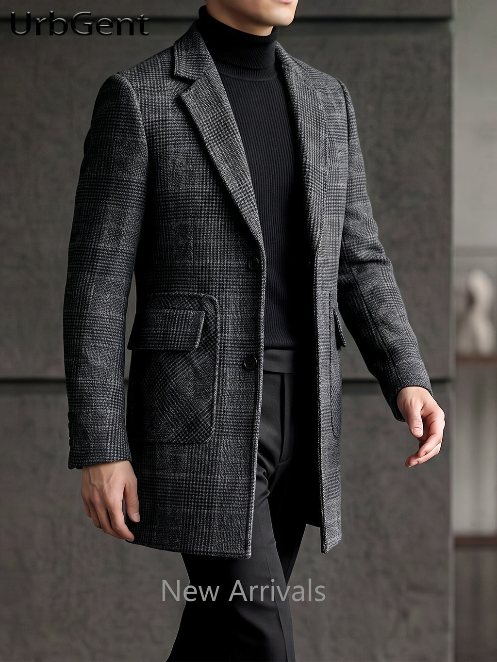 Manteau en laine, 100 % laine, tweed, photo 8