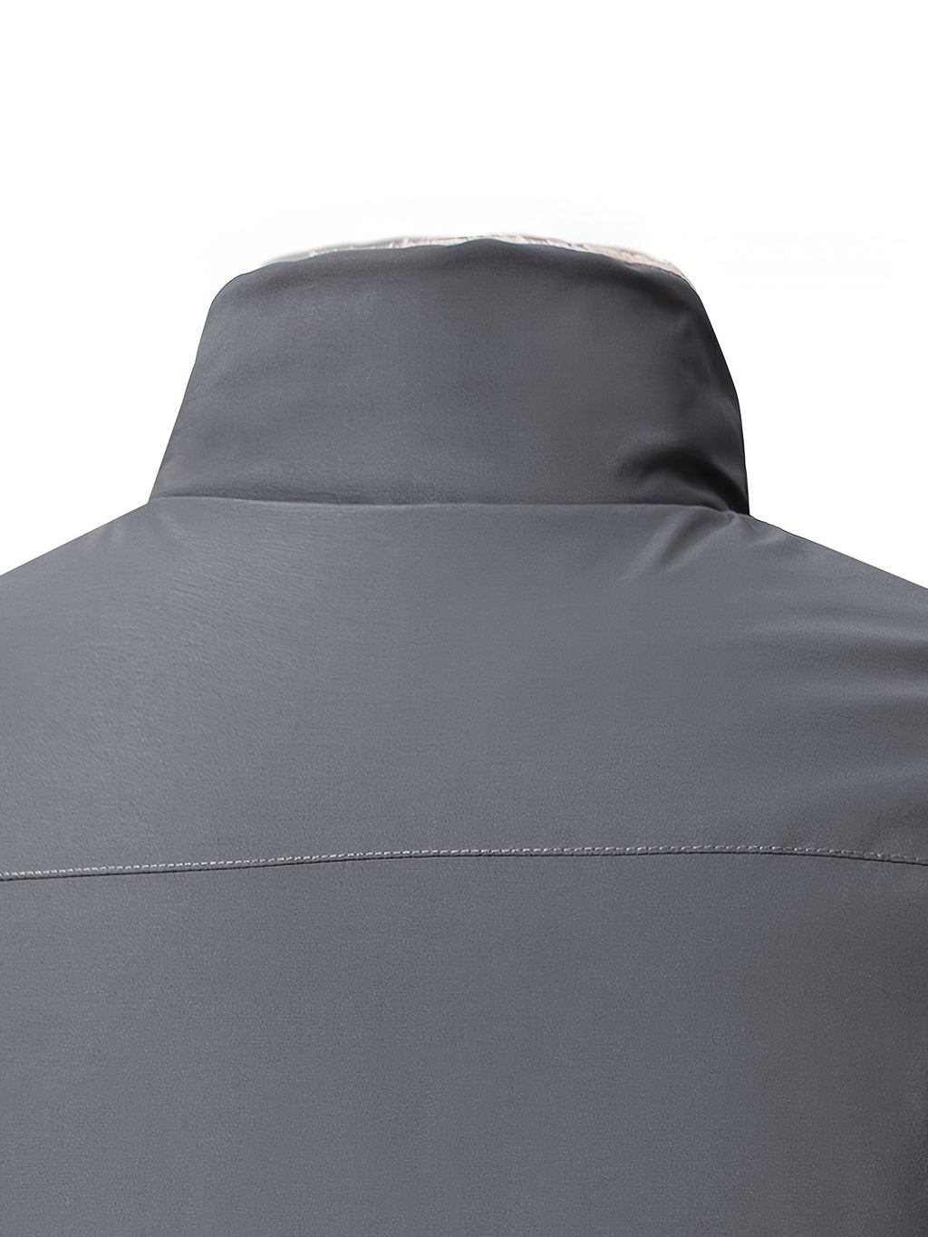 Manteau en fausse fourrure pour homme, polaire, à revers