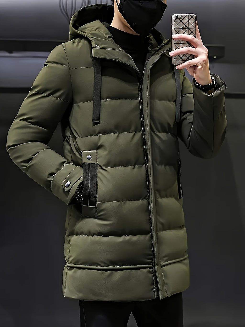Veste pour homme, à capuche, modele 12