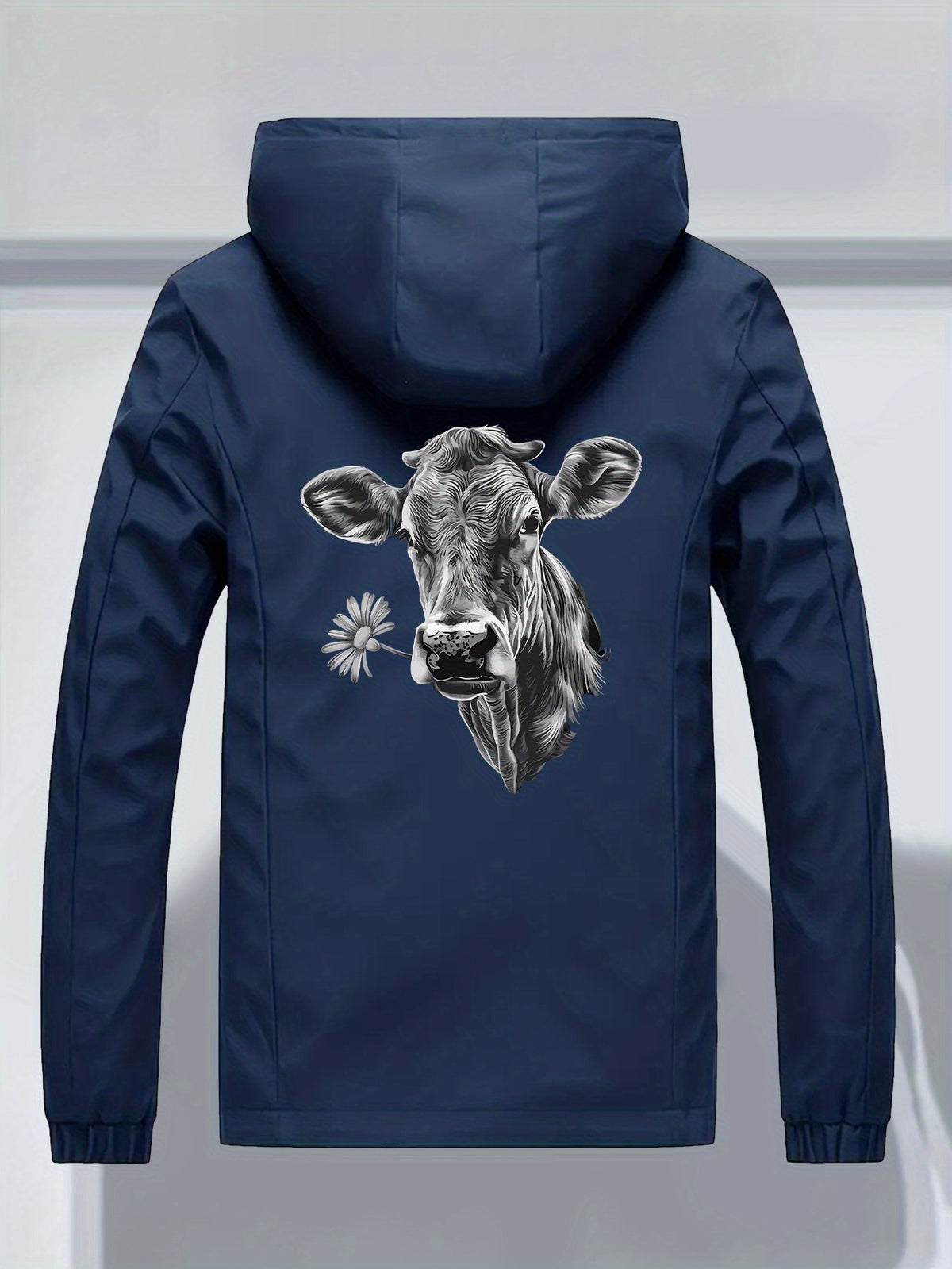 Veste pour homme, à capuche, gris profond