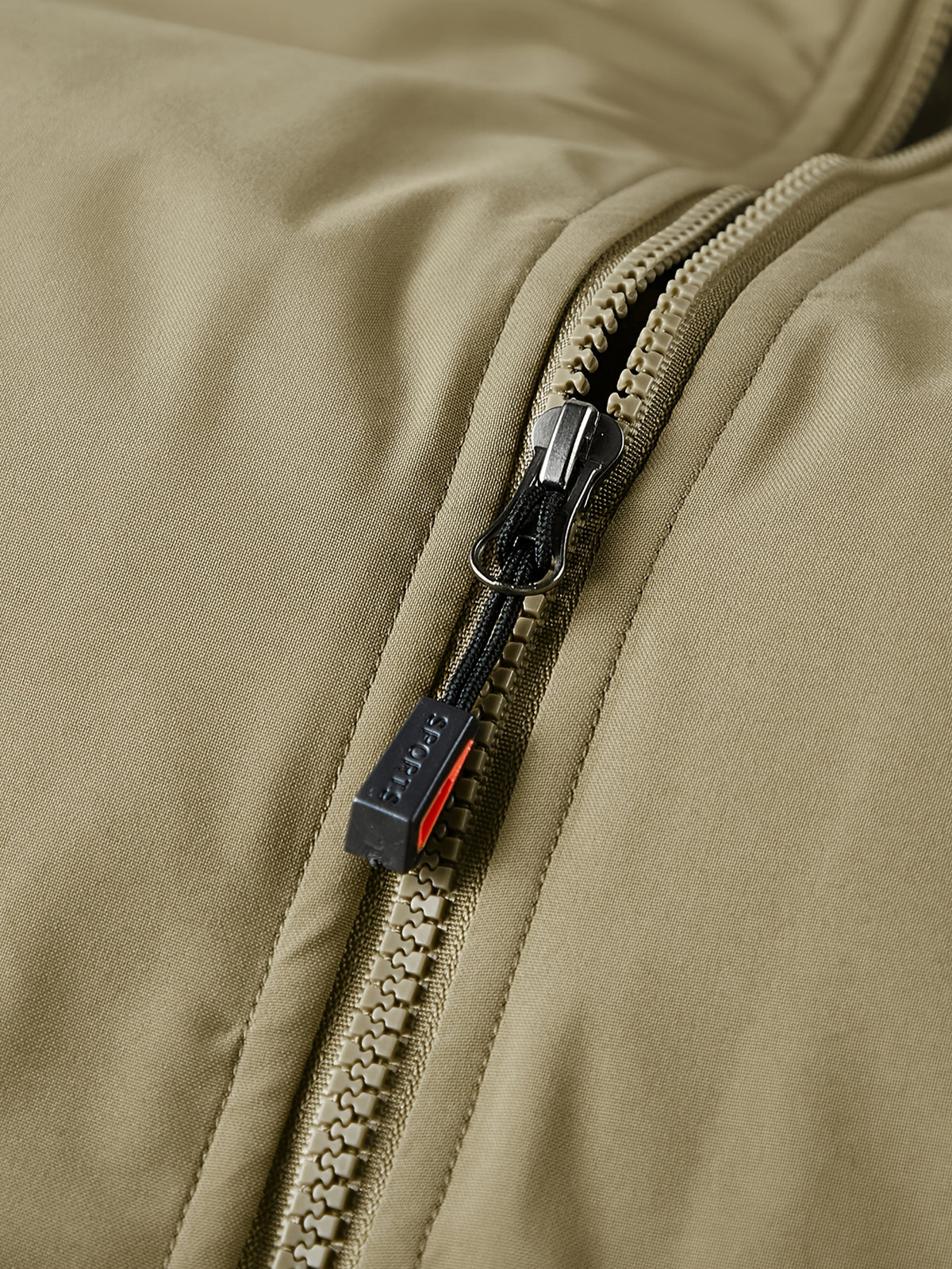 Veste pour homme, à capuche, vert militaire