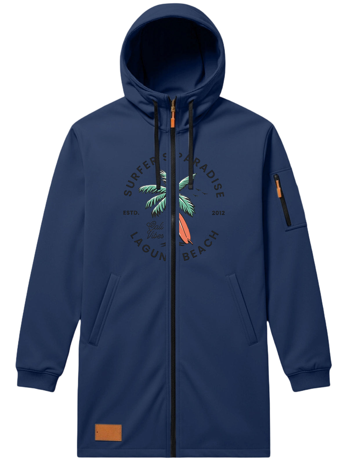 Manteau pour homme, à capuche, kaki
