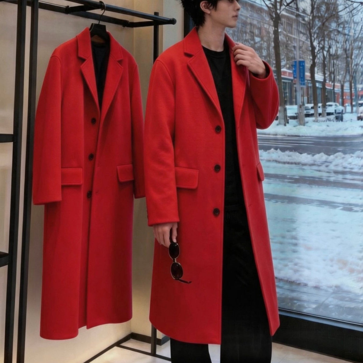 Rouge foncé-A