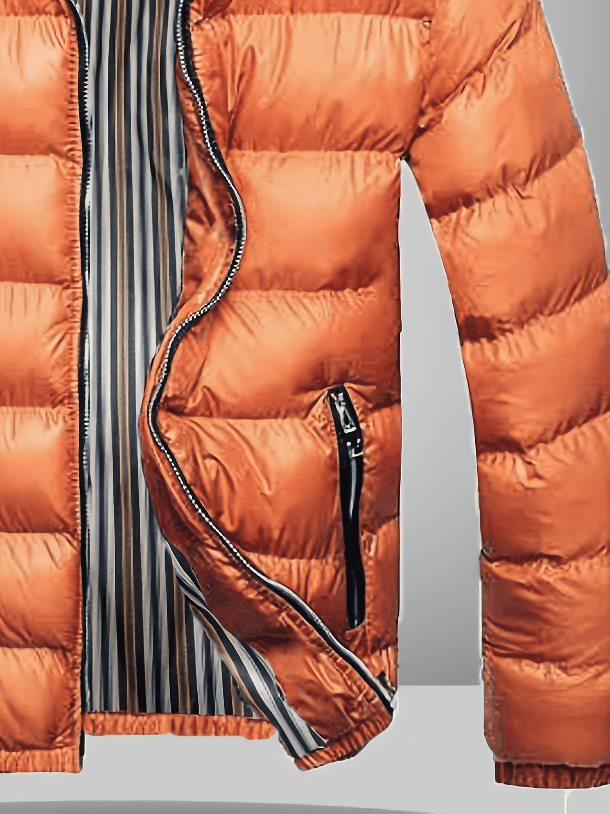Manteau pour homme, à capuche, brun jaunâtre