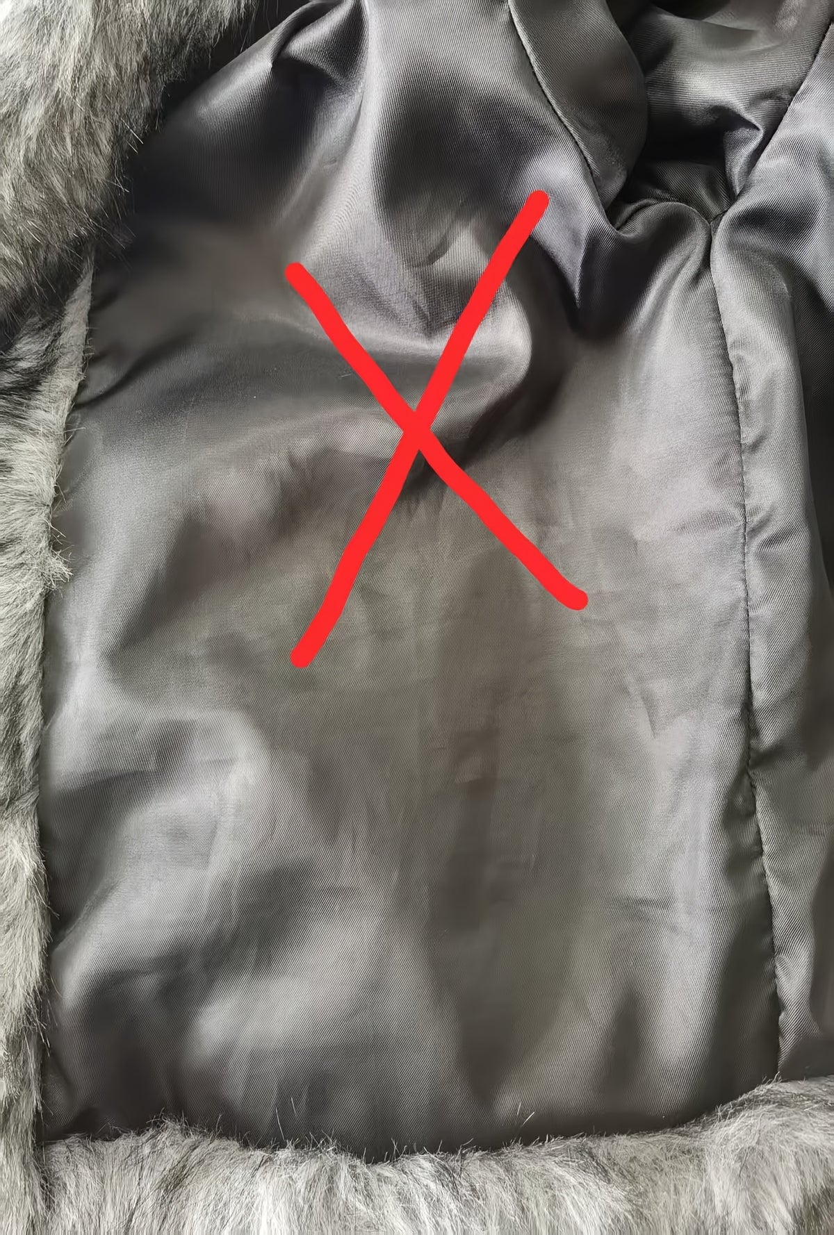 Manteau en fausse fourrure pour homme, à revers