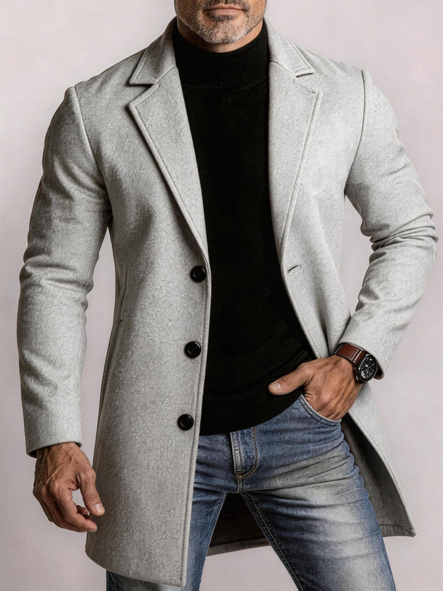 Manteau, à revers, vert fougère, photo 10