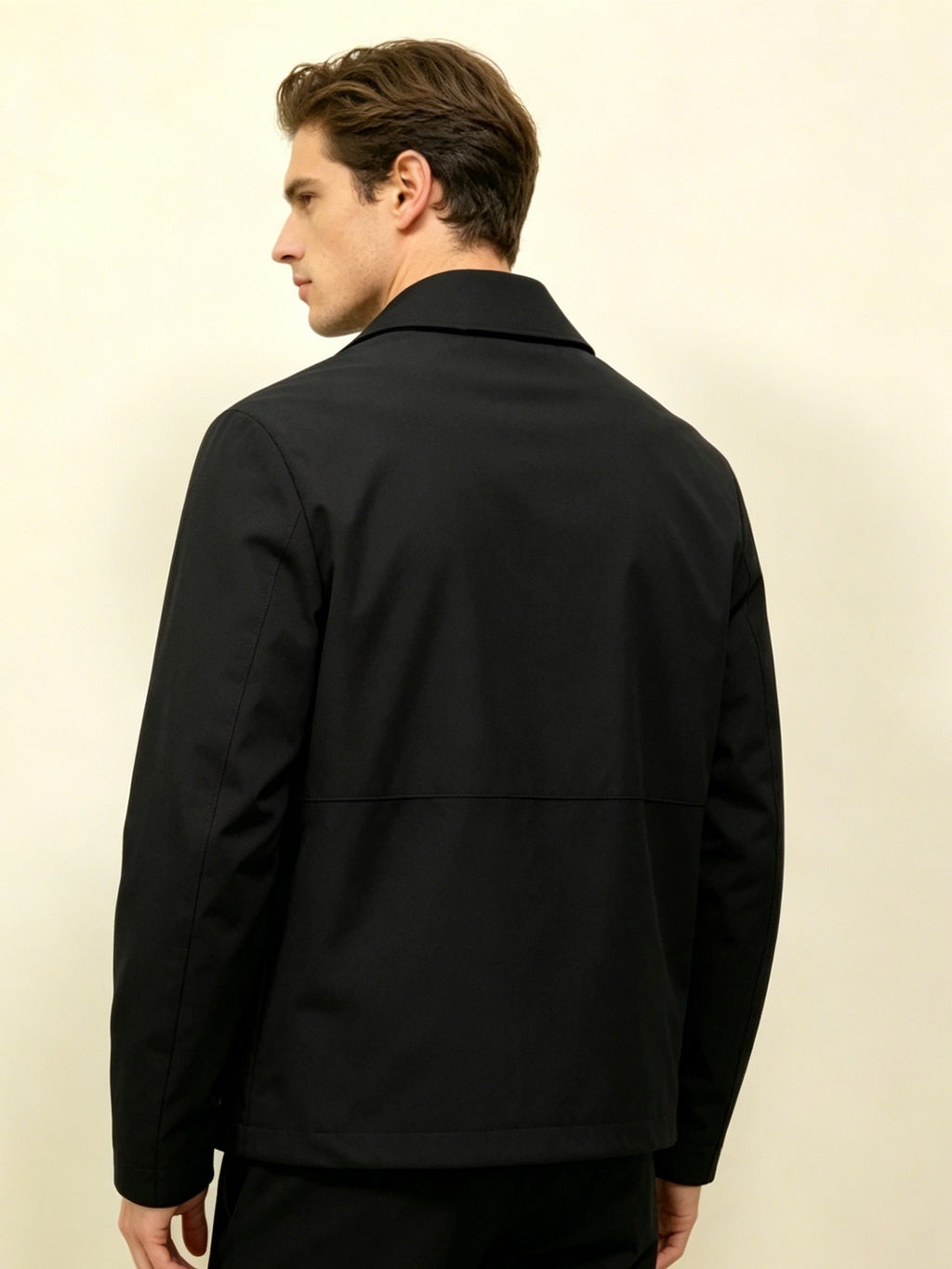 Veste matelassée pour homme, à revers