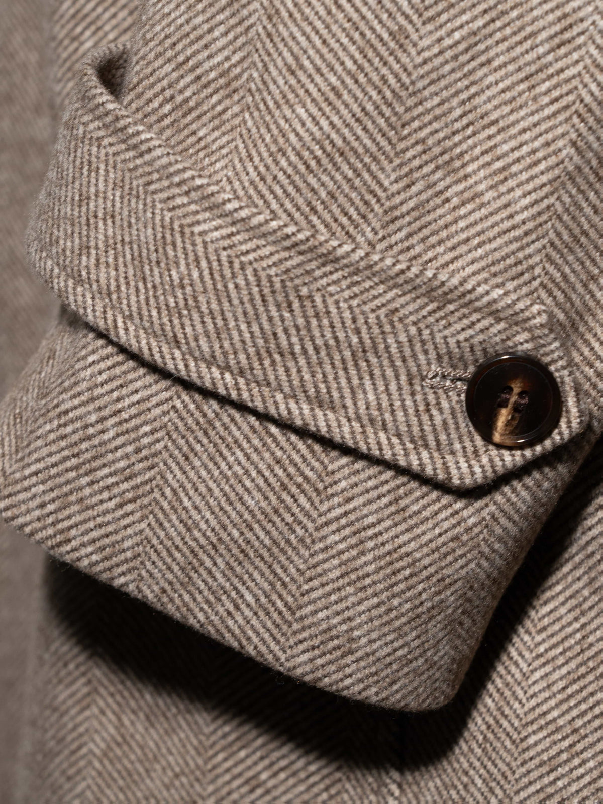 Manteau long pour homme, à revers, gris