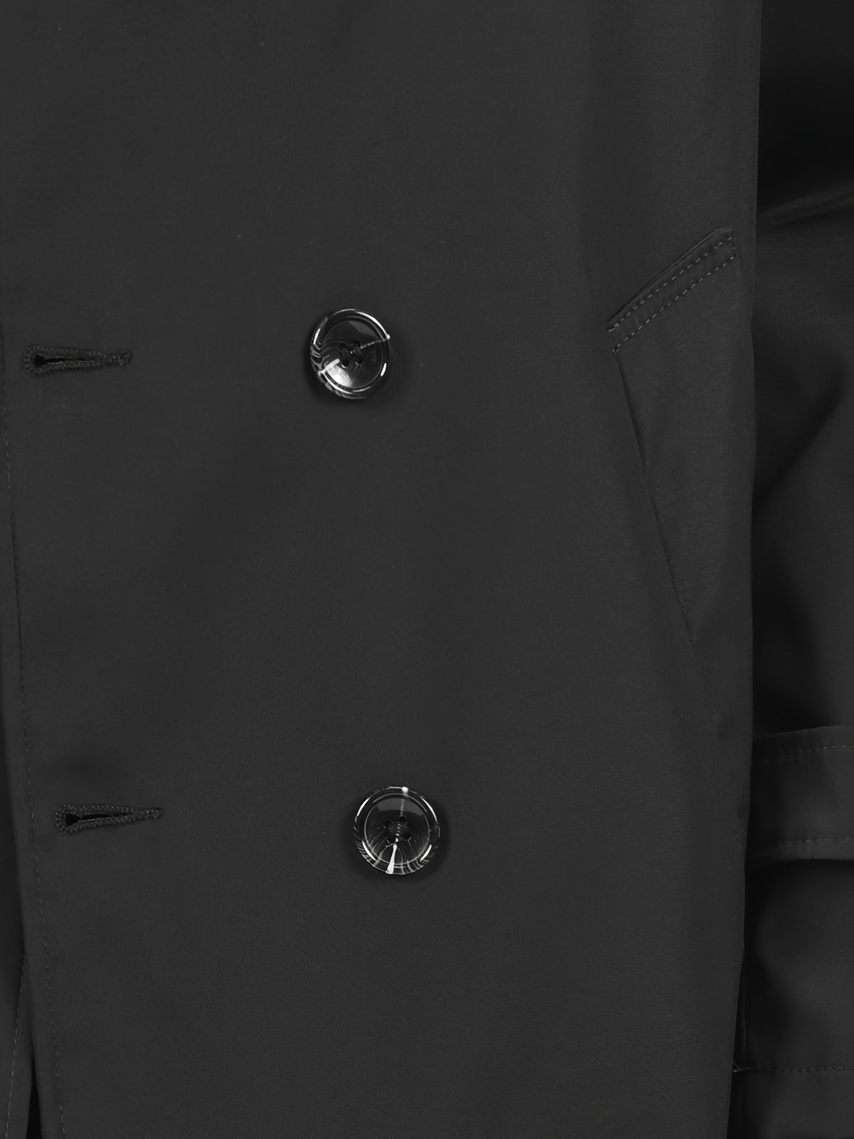Trench long pour homme, coupe-vent, à revers