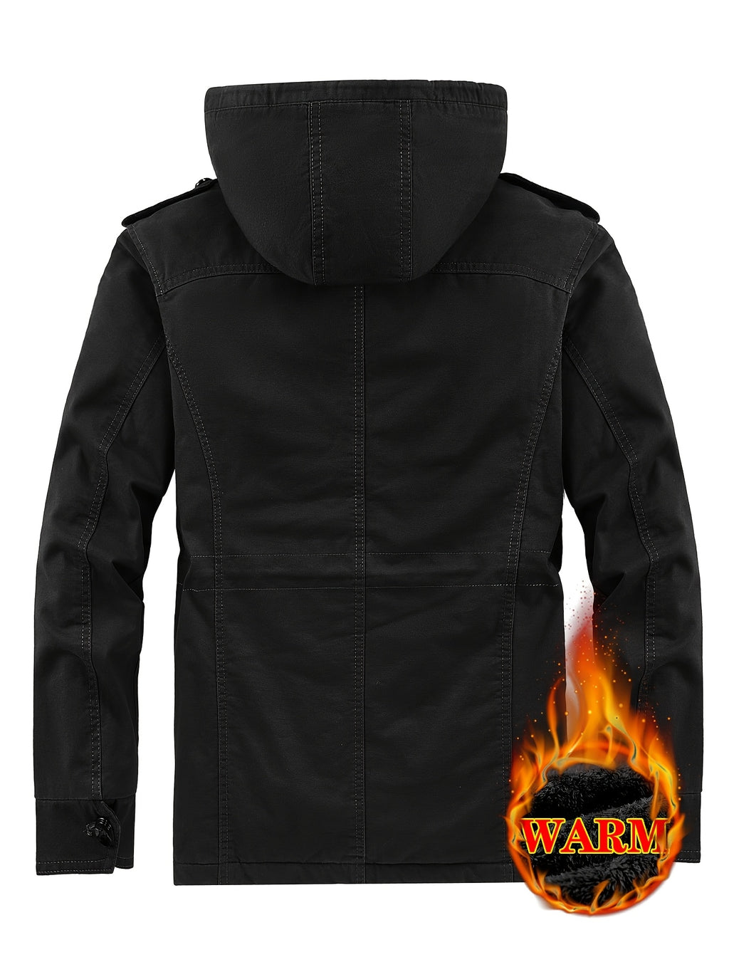 Veste pour homme, polaire, à capuche, vert océan