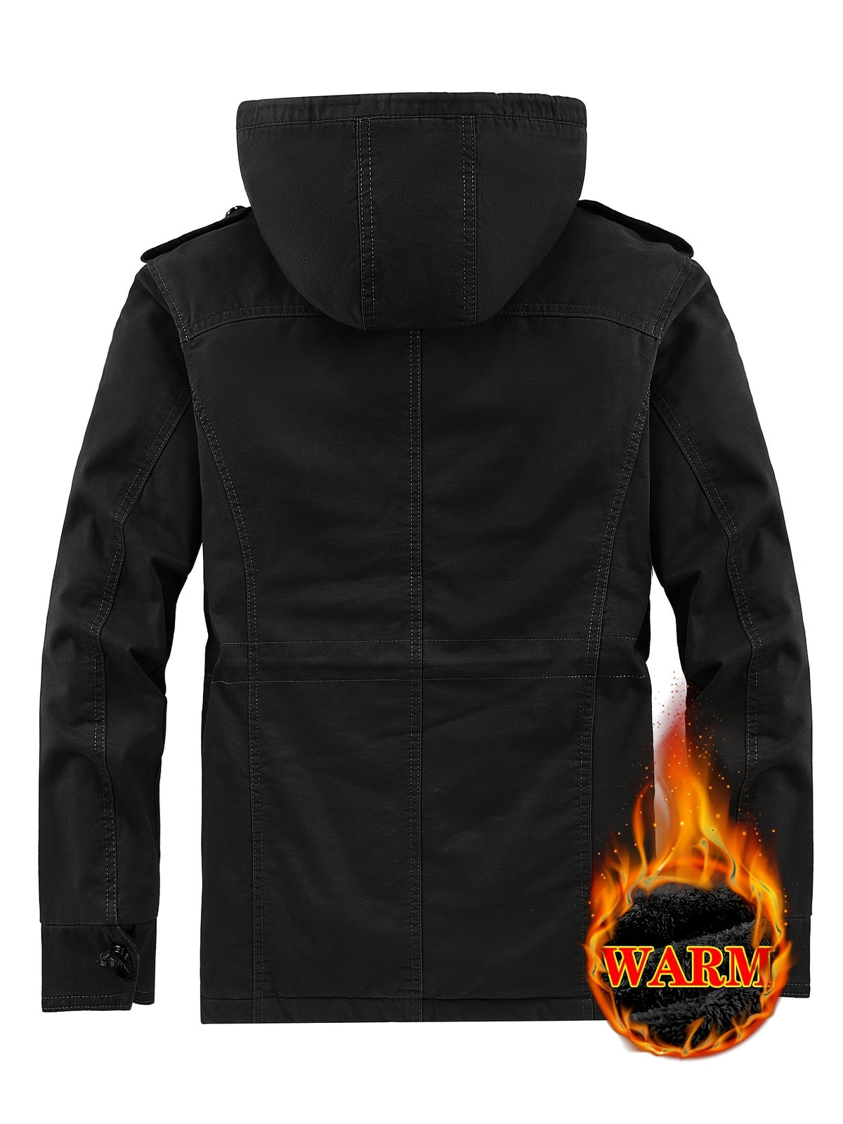 Veste pour homme, polaire, à capuche, vert océan
