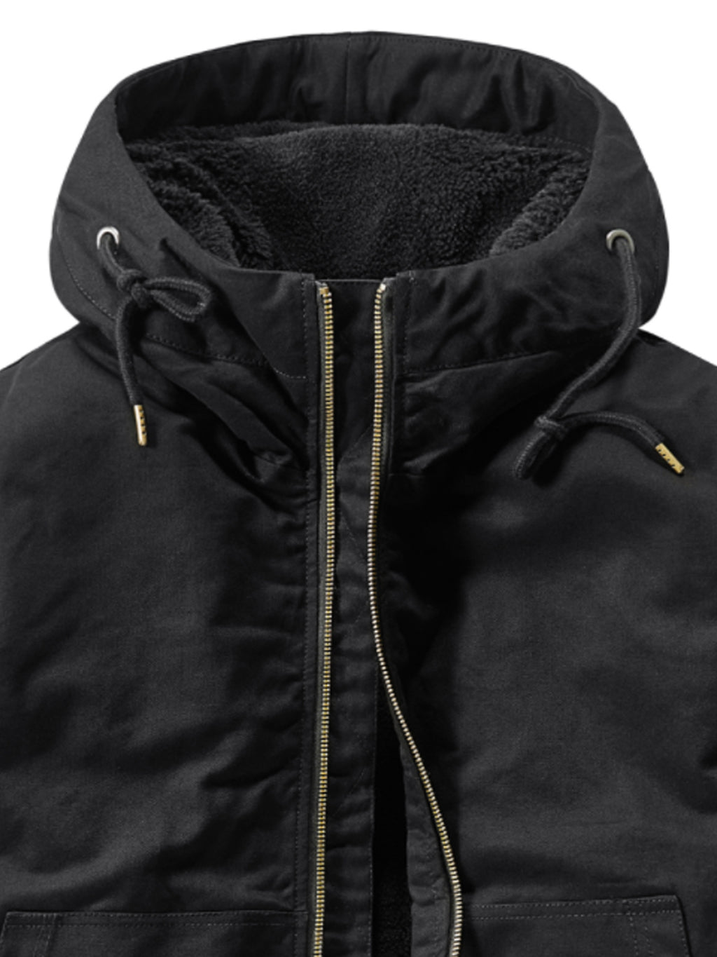 Blouson pour homme, polaire, à capuche