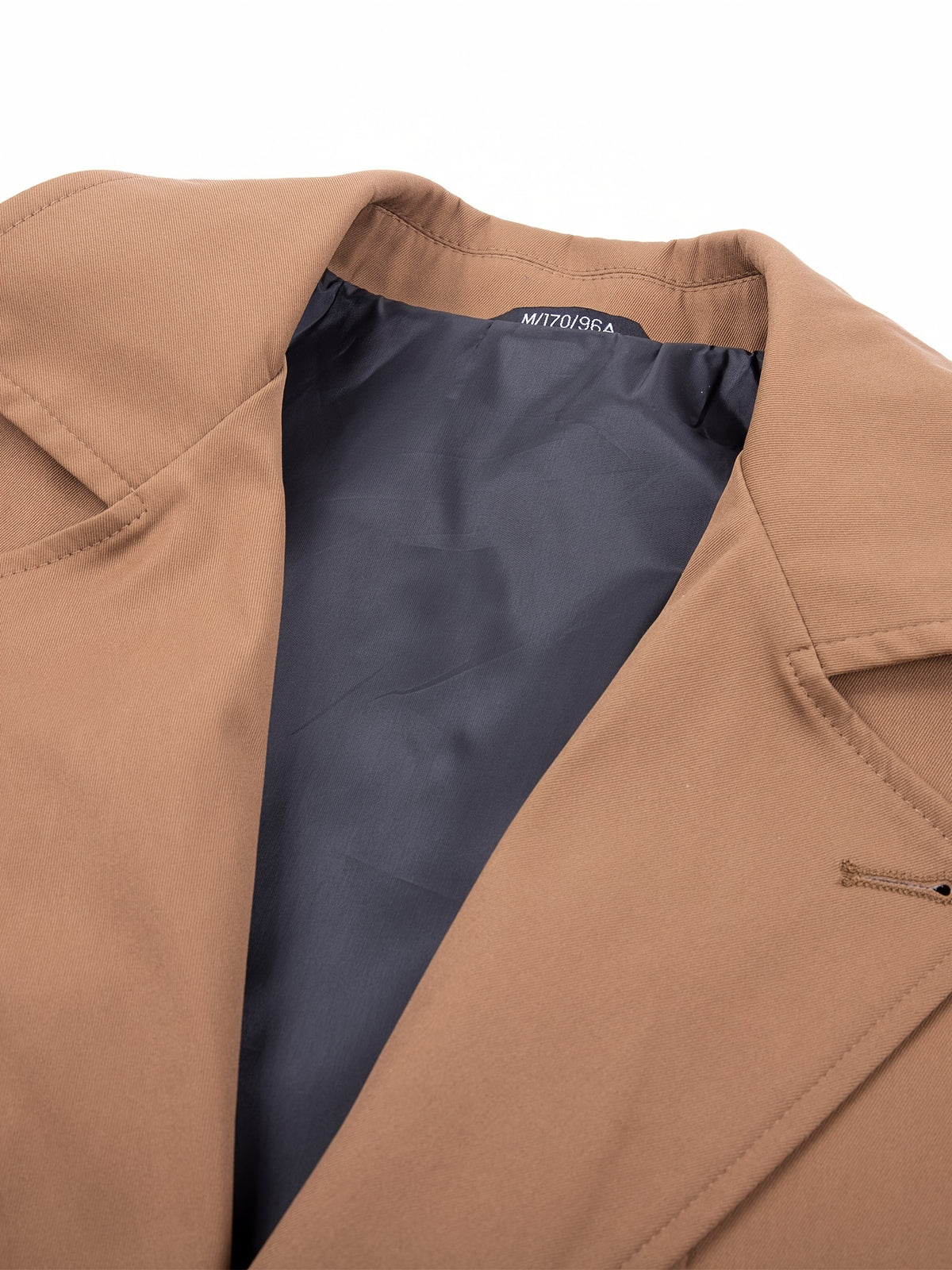 Trench mi-long pour homme, à revers