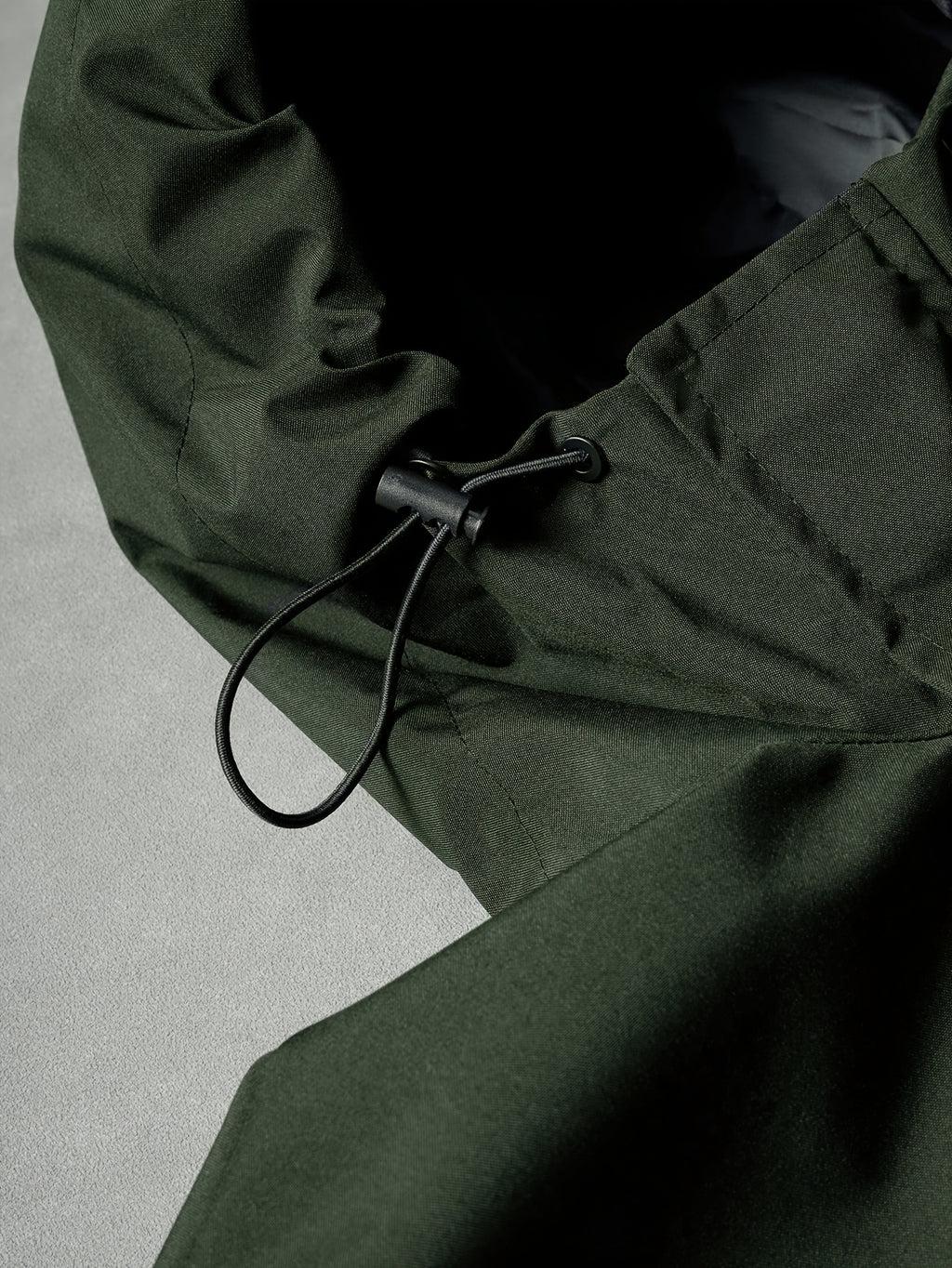 Veste pour homme, à capuche, vert olive