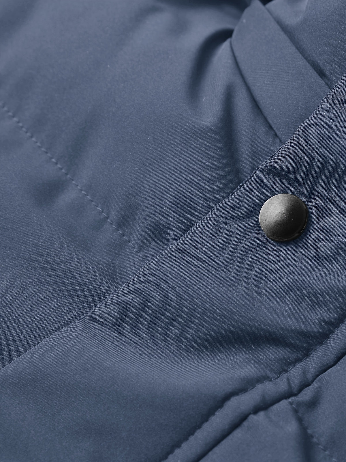 Veste long pour homme, polaire, à capuche, gris