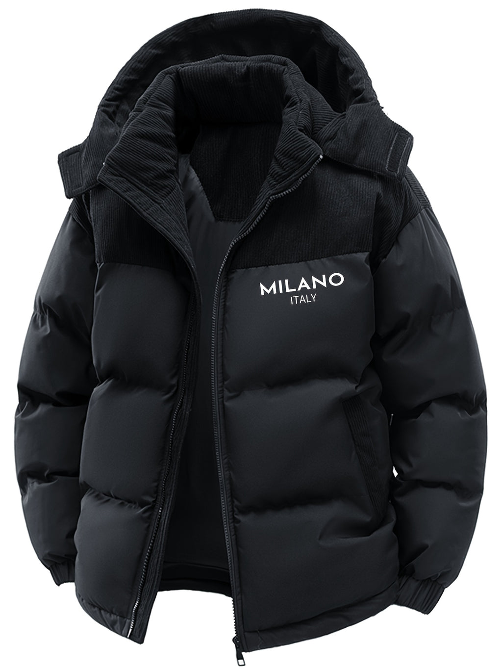 Manteau pour homme, à capuche