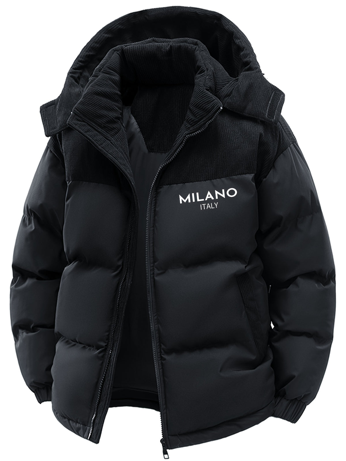 Manteau pour homme, à capuche